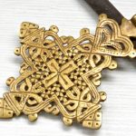 ethiopian coptic cross pendant christian religious jewelry gift , christmas  , KBKKZRI