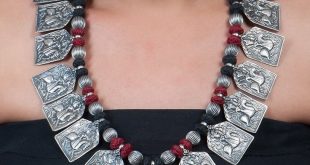 ethnic jewellery buy silver red black tribal necklace by jewels india jewelry story handmade EZDYVYK