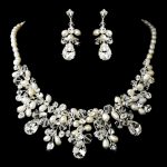 extravagant crystal u0026 pearl bridal necklace set - sale! TREKKGN