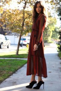 fall fashion boho maxi dress PFWRTKH