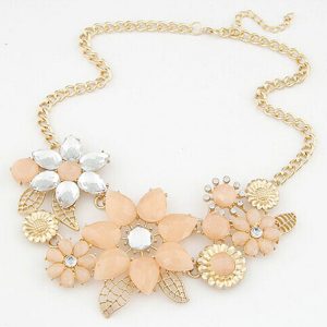 fashion necklaces for women 2014 new statement necklace flower choker shourouk chain rhinestone retro fashion QEUCSUY