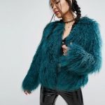 faux fur coats asos mongolian faux fur jacket LUPVGFB