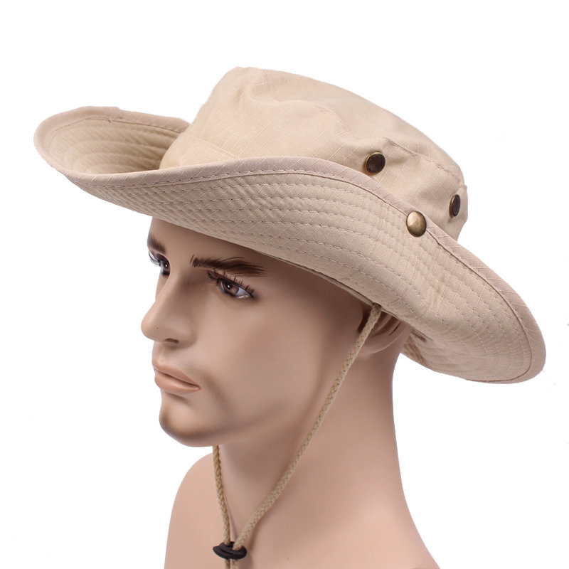 fisherman hat mens summer cotton wide brim bucket hat outdoor climbing sunscreen visor fisherman  hats FKYOWJL