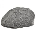 flat hat jaxon hats herringbone wool blend newsboy cap OFNUWOZ
