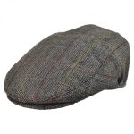 flat hat tweed wool blend ivy cap WOTAMCG