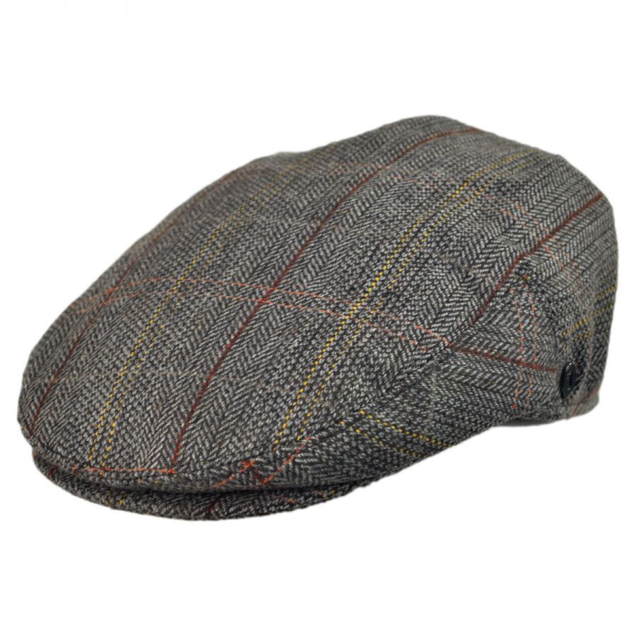 flat hat tweed wool blend ivy cap WOTAMCG