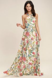 floral print dresses lilja cream floral print maxi dress 1 DQNHTML