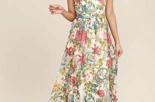 floral print dresses lilja cream floral print maxi dress 1 DQNHTML