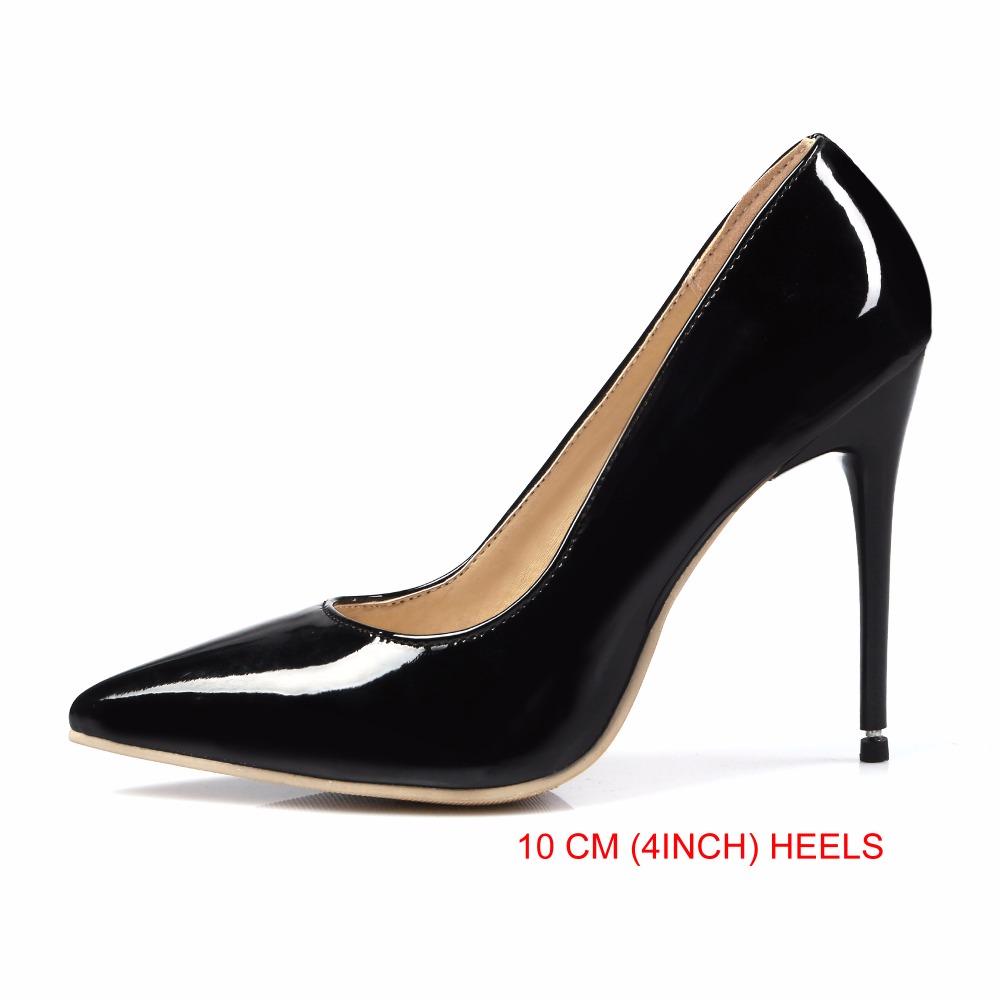 formal shoes for women brand new sexy red white black women nude formal pumps ladies glossy shoes DUFDDKC