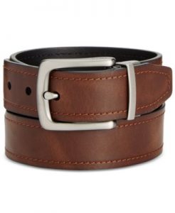 fossil parker reversible leather belt TDIJZVR