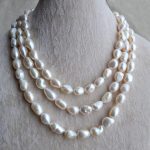 freshwater pearl necklace baroque pearl necklace-pearl jewelry, 55 inches 10-12mm freshwater pearl  necklace,long pearl PRJCLKH