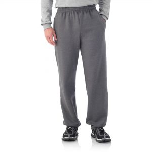 fruit of the loom menu0027s dual defense elastic bottom sweatpants ETMYPWG