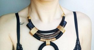 funky jewellery african clothing, tribal necklace, funky jewelry, modern necklace, edgy  necklace, ooak XVZBKOO