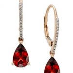 garnet earrings garnet (2-1/2 ct. t.w.) and diamond accent drop earrings GZHCVCO