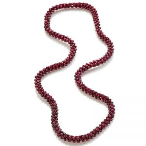 garnet necklace garnet garland necklace EQYTWRP