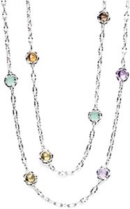 gemstone necklace tacori 18k925 36 QQNLZVS