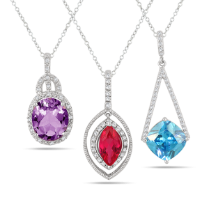 gemstone pendants ZOPPIHK