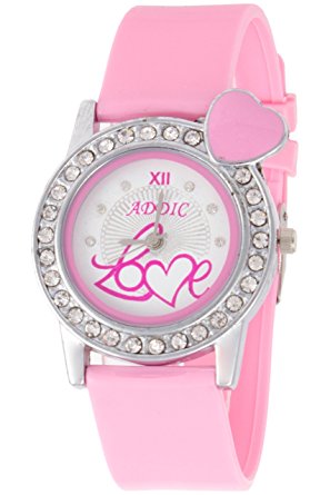 girls watches addic analogue soft strap white dial watch for women, girls - addiclove1 TSRGQET