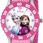 girls watches amazon.com: disney kidsu0027 w000970 frozen snow queen watch with pink nylon ASMCNNR