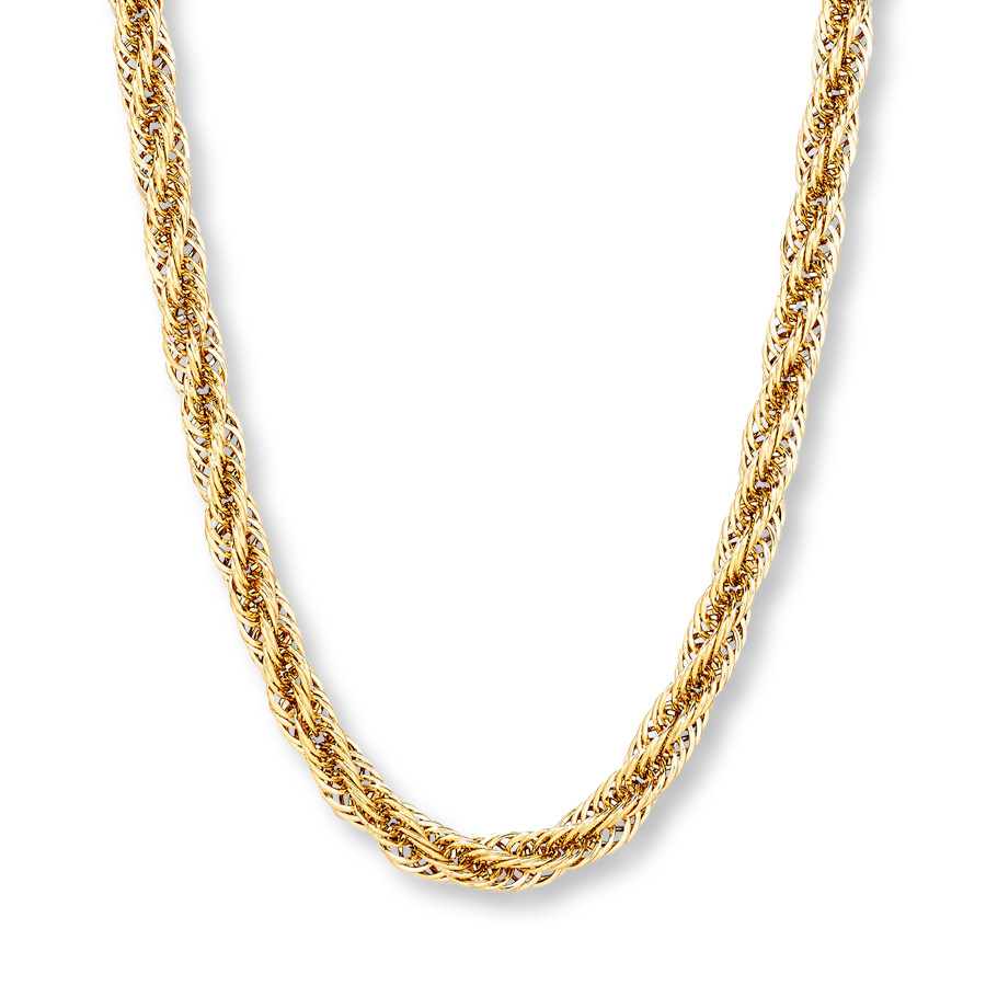 gold chain menu0027s twisted link chain necklace 10k yellow gold 20 SZZMCPX