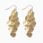 gold chandelier earrings esmeralda chandelier earrings | gold jewelry | charming charlie HOOAKIW