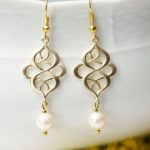gold dangle earrings | etsy BNWFGZA