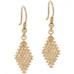 gold dangle earrings imperial gold lameu0027 marquise dangle earrings 14k gold RNKXNLC