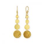 gold dangle earrings quick look. gurhan · lush 24k gold graduated dangle earrings RIDCZEX
