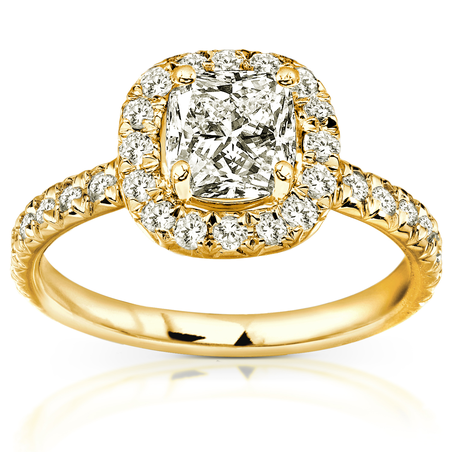 gold diamond rings yellow gold SRMSVEB