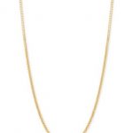 gold necklace 18 QKEBETD