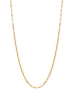 gold necklace 18 QKEBETD