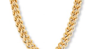 gold necklace menu0027s link necklace 10k yellow gold 22 XLSRDJV