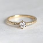 gold ring with diamond best 10+ pave diamond rings ideas on pinterest | diamond stacking band, JUMINHV