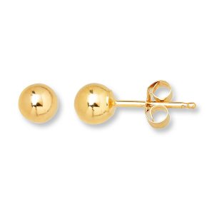 gold stud earrings BDDQUBM