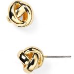 gold stud earrings kate spade new york dainty sparklers knot stud earrings | bloomingdaleu0027s PSQZGHY