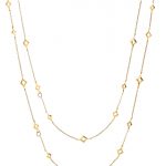 gold vermeil almaz long chain necklace AVGZORG