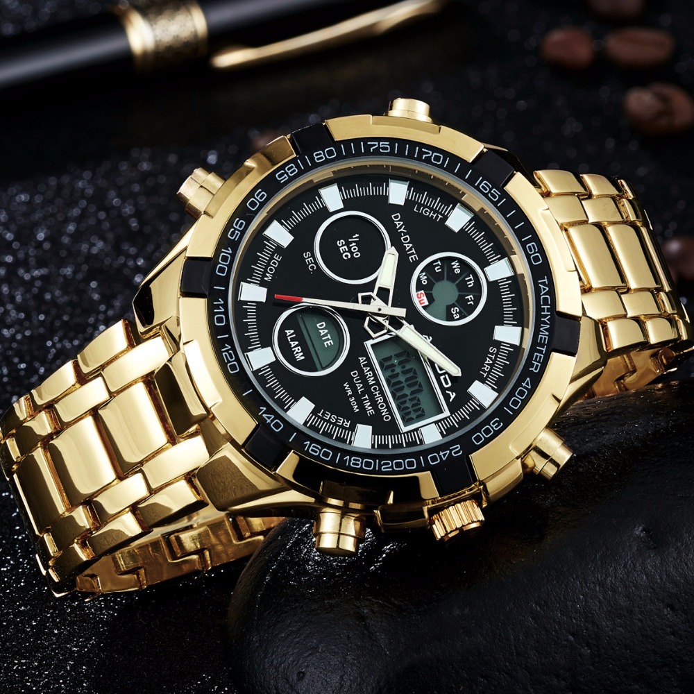 gold watches for men aliexpress.com : buy 2017 fashion watches men luxury brand amuda gold PPMDVTQ