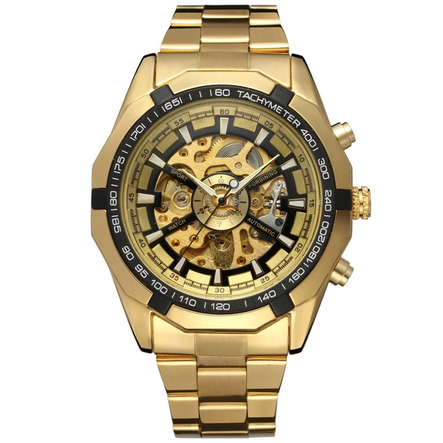 gold watches for men forsining watch men fashion relogio masculino automatic mechanical gold  skeleton vintage JPKNTHM