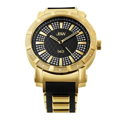 gold watches for men t.w. diamond two-tone watch jb- NYQOAHA