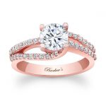 gold wedding rings rose gold engagement ring PACHTHN
