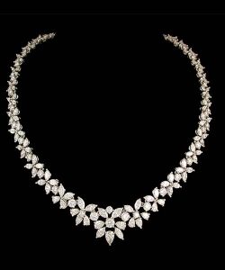 gorgeous wedding diamond necklace QRXIINB