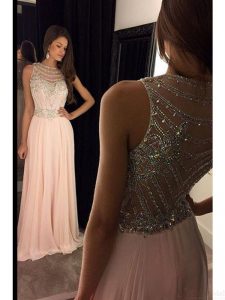 graduation dresses elegant long light pink chiffon prom dresses with beading bodice,evening  dresses(ed0875) DUAFQQZ