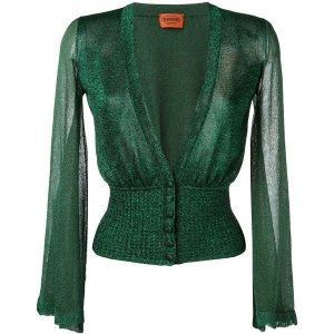 green cardigan missoni fitted waist cardigan green fitted waist cardigan from missoni. WMQNOHX