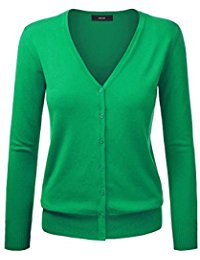 green cardigan women basic spring button down cardigan sweater YZEVDCT