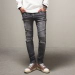 grey jeans aliexpress.com : buy new fashion design hot brand mens hip hop slim fit IKFSYZG