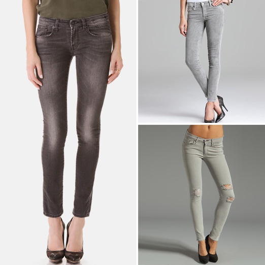 grey jeans citizens of humanity racer low rise skinny jeans | rank u0026 style YWGZDJA