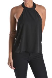 halter neck top evenuel halterneck top - front cropped image HNIUZSO