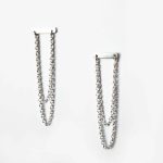 hammered bar + chain earrings XSFNZFL