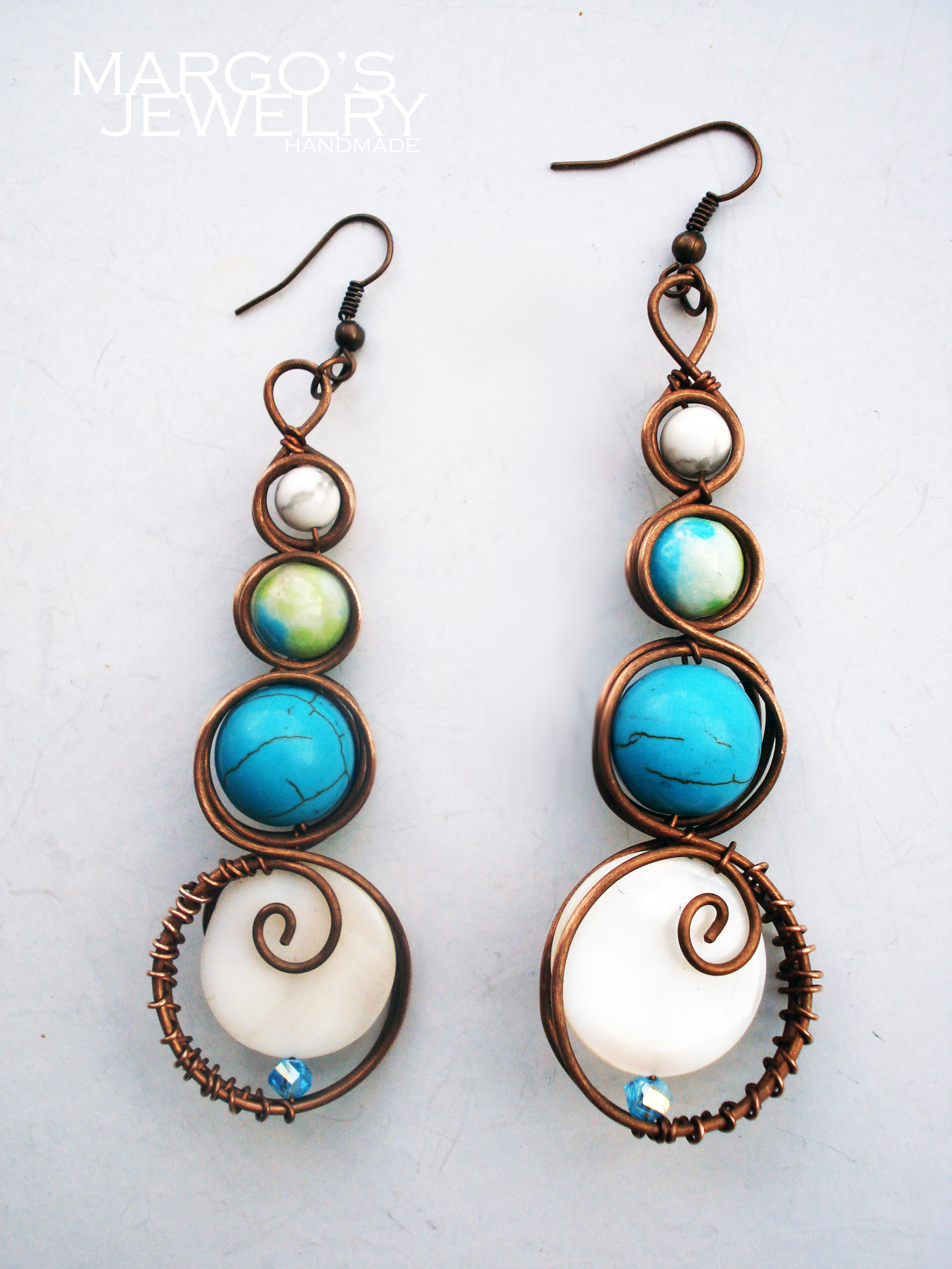 handmade earrings 203238731/handmade-earrings-wire-wrapped-earrings?ref KLKWDKV