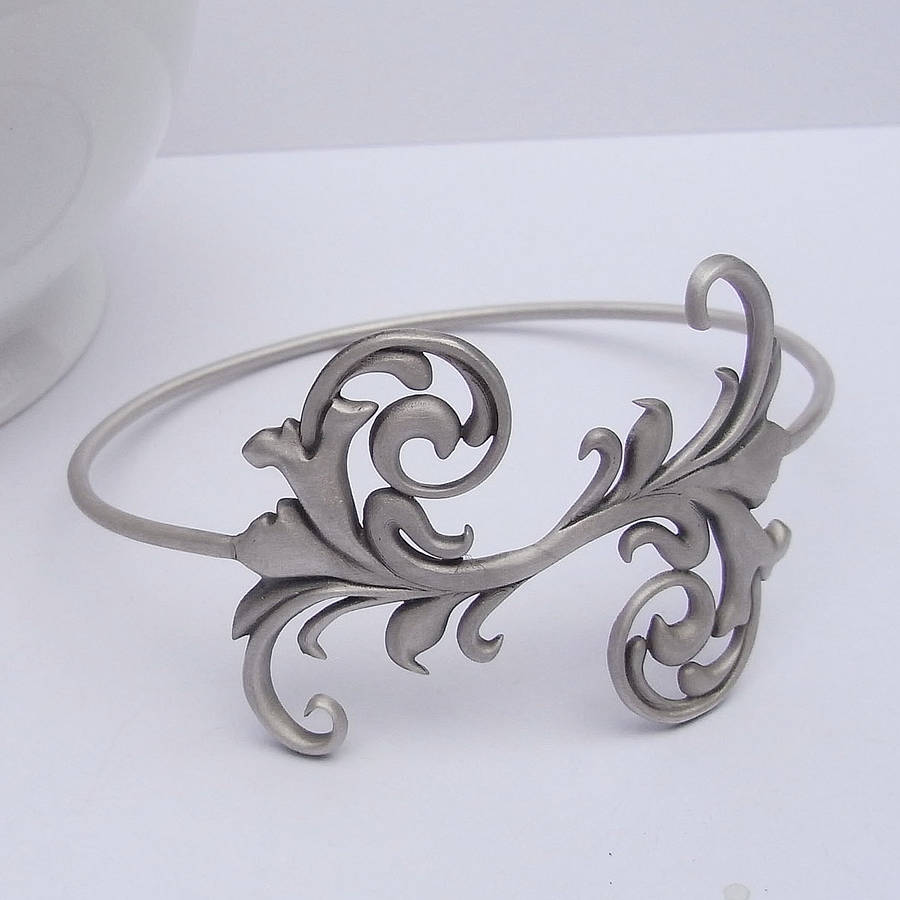 handmade silver jewellery handmade silver bangle UGEDRXL